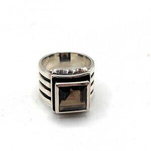 Silpada Smokey Topaz Ring size 7